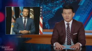 ‘Daily Show’ Calls Out Pete Hegseth’s ‘Juvenile’ Fat Generals Speech, Accuses Him of Having Less Class Than Henry Kissinger | Video