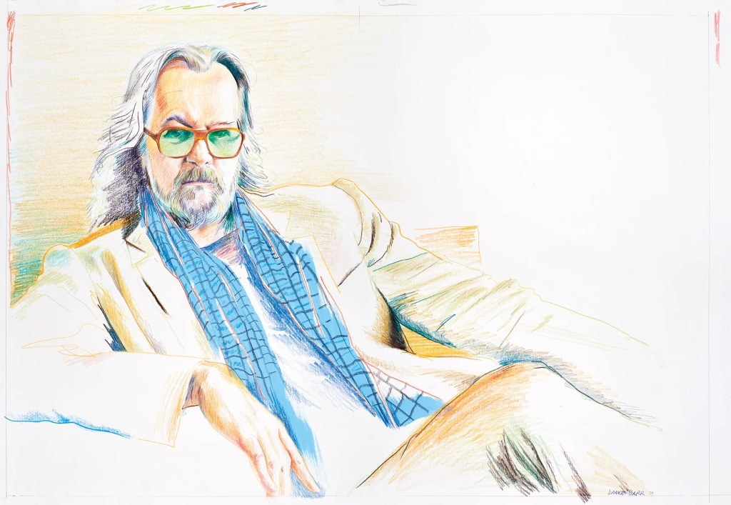 Gary Oldman, Slow Horses, artwork by Drake Carr