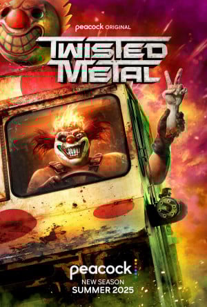 Twisted Metal TV series 2023 poster.