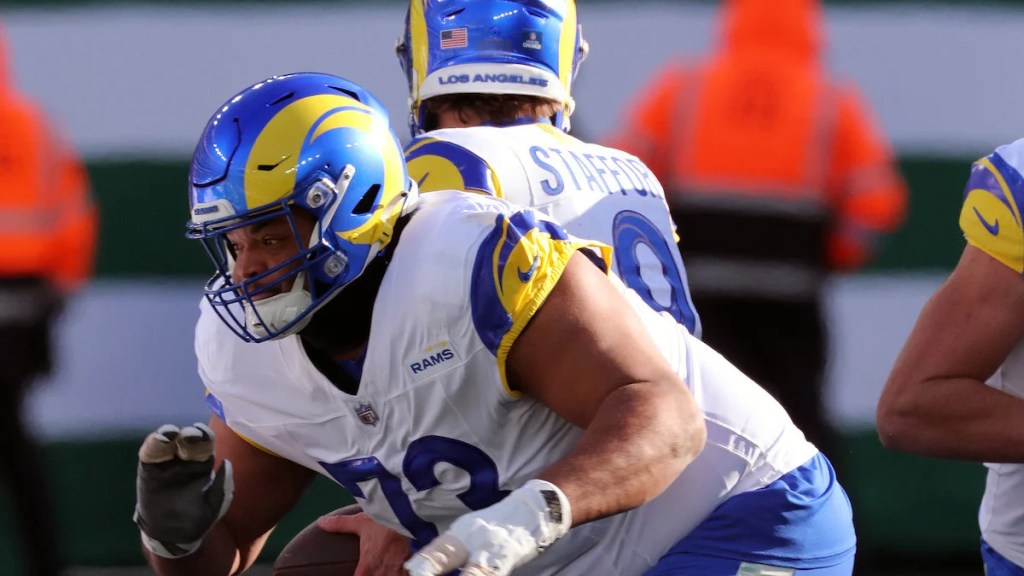 Steve Avila of the Los Angeles Rams (Credit: Al Pereira/Getty Images)