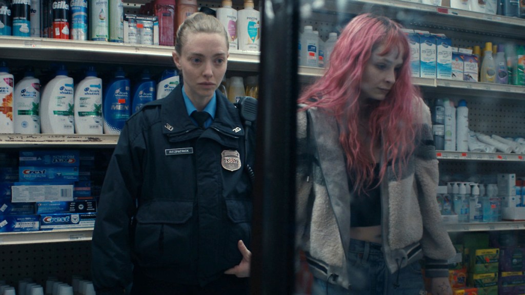 Amanda Seyfried and Ashleigh Cummings in "Long Bright River" (Credit: Peacock)