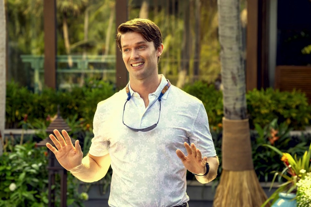 Patrick Schwarzenegger in "The White Lotus" (Credit: HBO)
