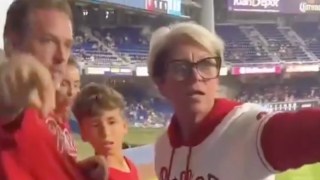 ‘Phillies Karen’ Caught in 2 More Verbal Confrontations With Baseball Fans After Home-Run Ball Flap | Video