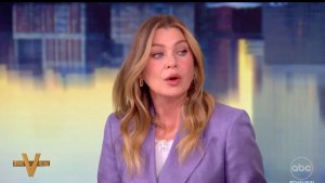 Ellen Pompeo on "The View" (Credit: ABC/Disney)