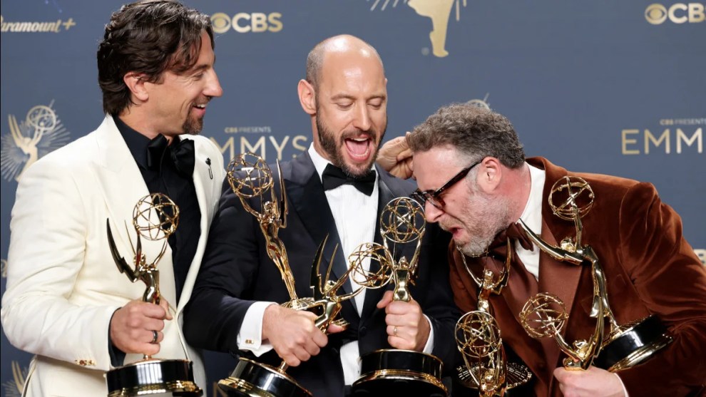 seth-rogen-evan-goldberg-james-weaver-emmys