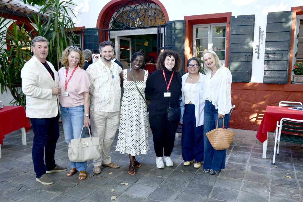 Lawrence Atkinson (DDA Global, CEO), Jo Addy (SOHO House, Global Film Director), Joe Utichi (Journalist), Tiffany Kizito (Senior Manager, Talent Relations and Awards, Netflix), Liz Diaz (Talent Relation, Manger Netflix), Nina Rothe