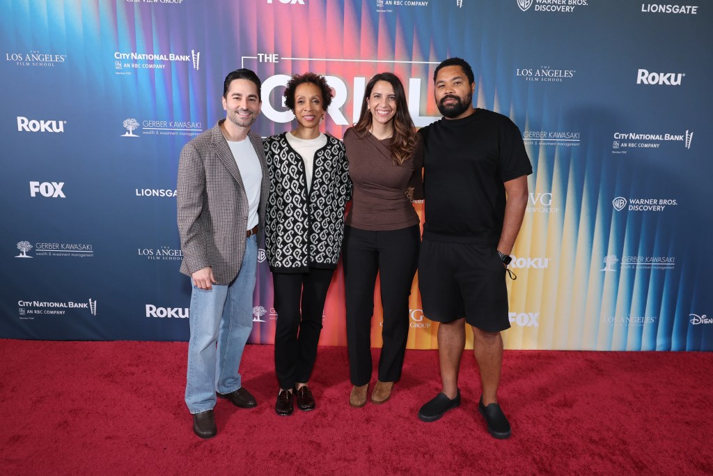 Sev Ohanian, Founder, Proximity Media, Nina Shaw, Founding Partner, Del Shaw Moonves Tanaka Finkelstein Lezcano Bobb & Dang, Jasmine Daghighian, VP, Film, Topic Studios,  and Tommy Oliver, Filmmaker & CEOZX, Confluential Films