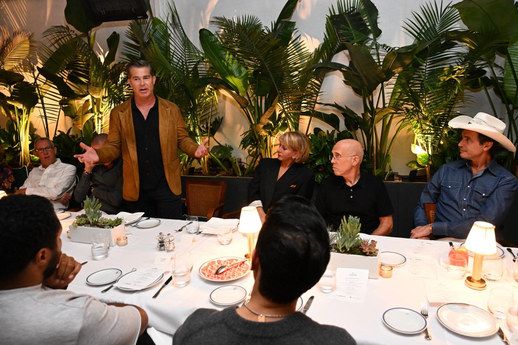 Ross Gerber, CEO & President, Gerber Kawasaki Wealth & Investment Management shares welcome speech at the 2025 TheGrill Dinner at Ciprian