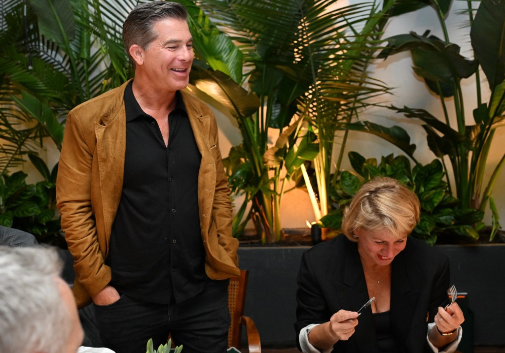 Ross Gerber, CEO & President, Gerber Kawasaki Wealth & Investment Management (Center) attend the 2025 TheGrill Dinner at Cipriani Beverly Hills