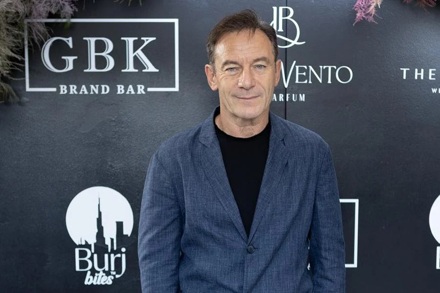 "The White Lotus" star Jason Issacs enjoys GBK’s 19th Annual Luxury Lounge at The Sun Rose Hotel in West Hollywood. (Kinga Sarabia)